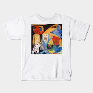 Man and Animals - Karel Appel Kids T-Shirt